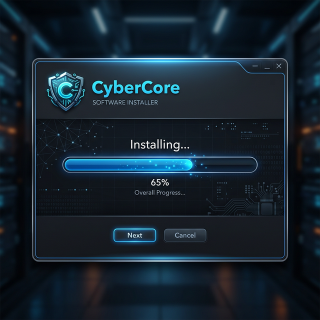 Download and installation interface